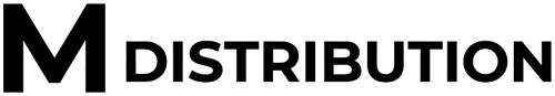 Logo M Distribution, client de Creatix Studio